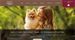 Desktop Screenshot of longtrailveterinarycenter.com